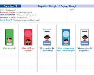 Form No 9 - Negative Thought  Coping Thought